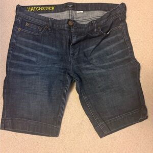 J. Crew Dark Blue Bermuda Denim Shorts 10